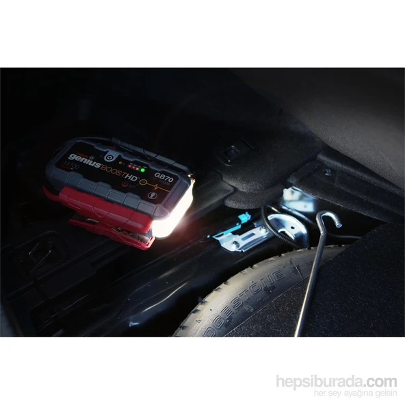 Noco Genius Gb70 12V 2000Amp Ultrasafe Lityum Akü Takviye + Powerbank + Led Lamba - 4