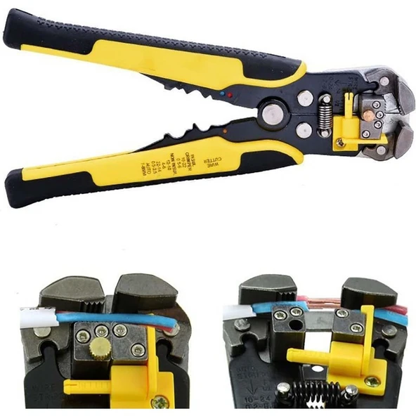 Guangdong Spirit Çok Işlevli Otomatik Tel Soyucu Kablo Kesici Soyucu Crimperpense Aracı - Resim 2