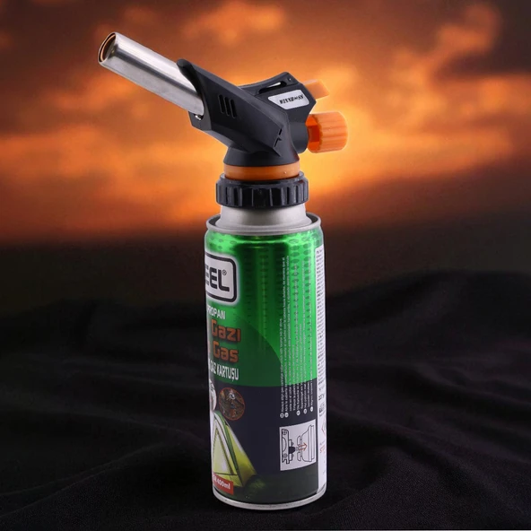 Kamp Gazı (1 Adet) Bütan Propan Tüpü Ocak Kartuşu Pürmüz Başlık Uyumlu Tek Kullanımlık 400 ml 227 gr - Resim 2