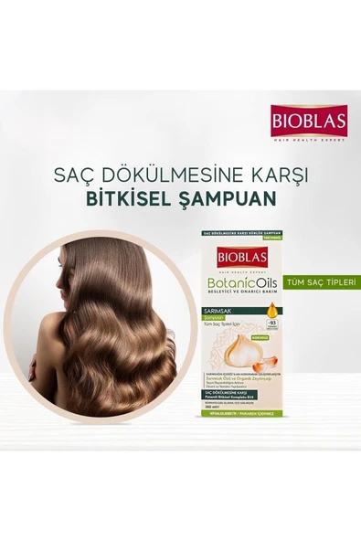 Bioblas Botanic Oils Sarımsak Şampuanı 360 ml - Kokusuz - Resim 4
