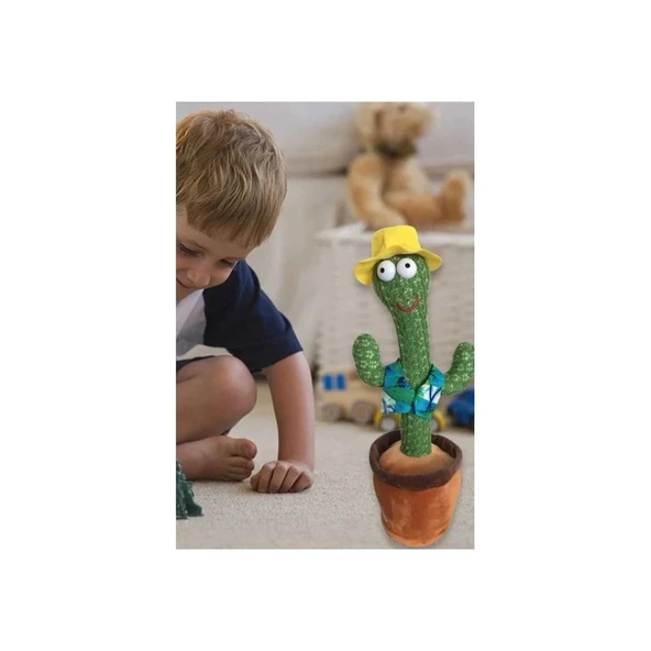 Sesatech Konuşan Kaktüs Dans Eden Taklitli Sesli Kaktüs 2022 Yeni Seri Daha Uzak Menzil - Resim 5