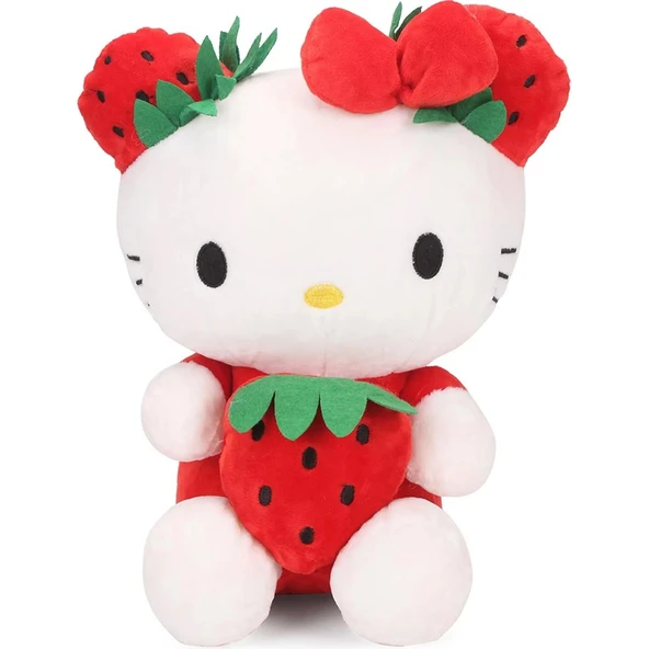 Hediye Nest Hello Kitty Kırmızı Peluş 35CM ürün görseli