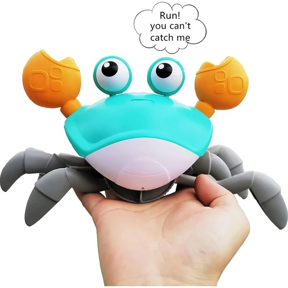 Romantic Night Emekleyen Yengeç Otomatik Algılama Engellerden Kaçınma Etkileşimli Mobil Oyuncak (Yurt Dışından) - 2