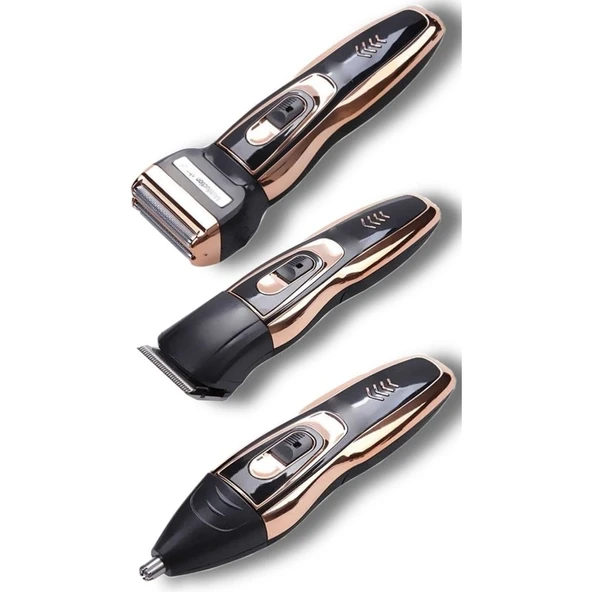 Ipone IP-2020 3 Başlıklı Saç Sakal Ense Özel Bölge Lazer Öncesi Tıraş Makinesi Profesyonellerin Ter ürün görseli 1