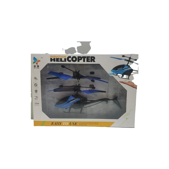 Kara Toys Uçan El Kontrollü Sensörlü Helikopter - Resim 2