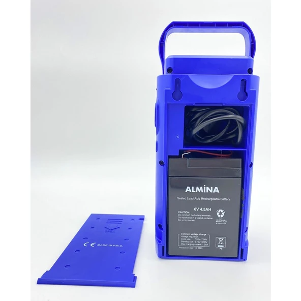 Almina 24 Büyük Ledli Kırmızı 80 Saat Yanan LED Işıldak - Resim 5