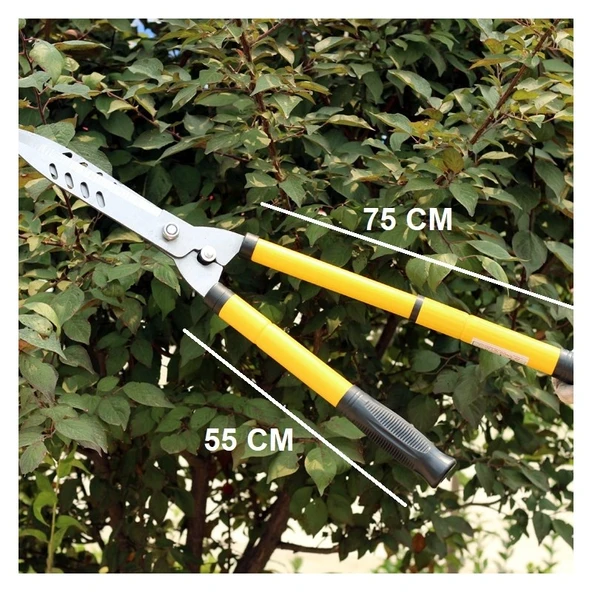 Evim Shopping Meşem Dalgalı Ağızlı Uzatmalı Çimen Makası - Resim 2