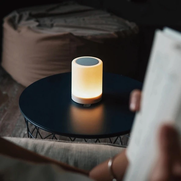 Kuzey Oyuncak Rgb Touch Lamp Portable Speaker Led Işıklı Hoparlör Kamp Lambası Çadır Lambası Rgb Led Işıklar - 2