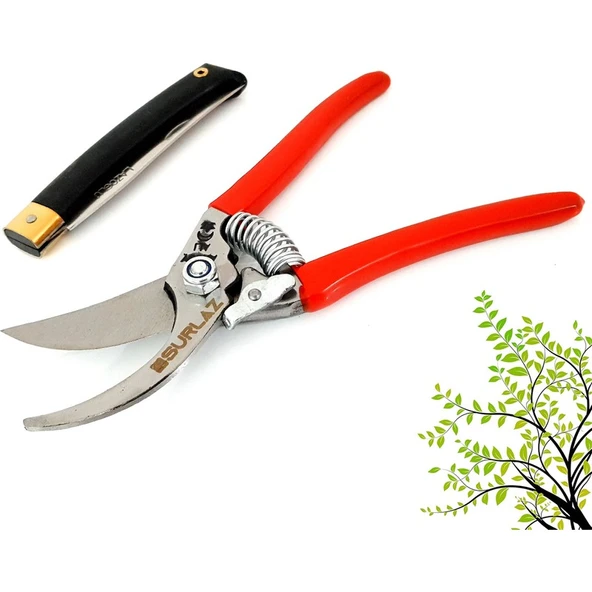 Soylu Center Budama Makası Bağ Bahçe Ağaç Budama Çakı Bıçak 2'li Set ürün görseli 1