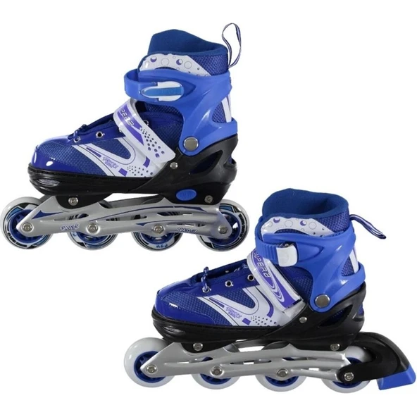 Can İthalat Başlangıç Seviyesine Uyarlanabilen Tekerlekli Çantalı Metal Gövdeli Paten 39-42 Mavi CN6063 ürün görseli