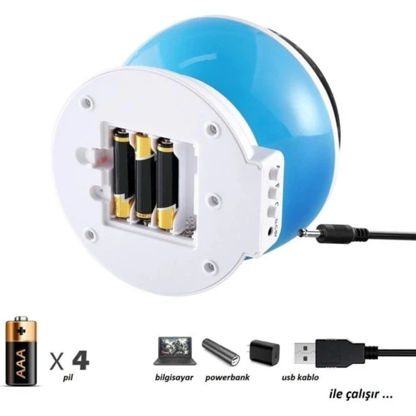 1001 Hediye Star Master Dönen Projeksiyon Işıklı Yıldızlar Gece Lambası - 3