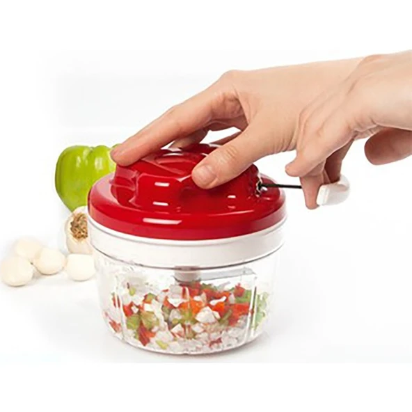 Heticaret Ipli Pratik El Rondosu - Paslanmaz Çelik 3 Bıçaklı - Sıcağa Dayanıklı - Resim 2