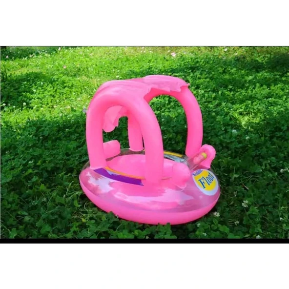 Baby & Çocuk Gölgelikli Deniz Simidi-Can Simidi-Bebek Botu-0-5 Yaş- Oyuncaklı - Resim 2