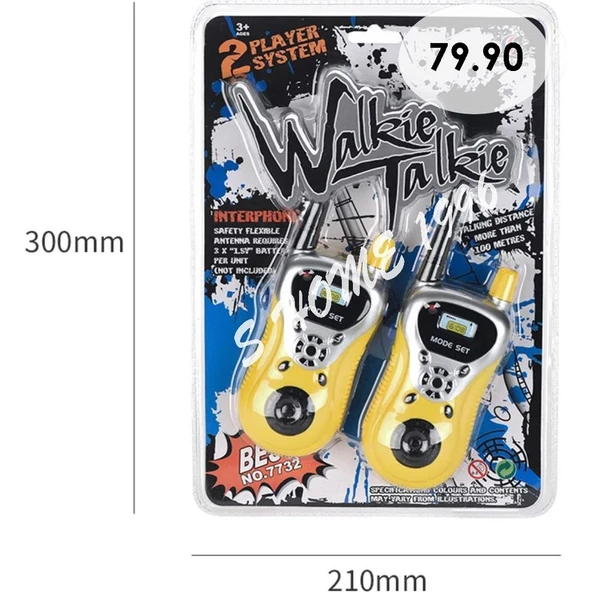 Toys Park Walkie Talkie Yüksek Çekim Mesafeli Oyuncak Çocuk Telsizi - 3