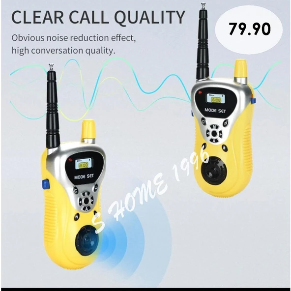 Toys Park Walkie Talkie Yüksek Çekim Mesafeli Oyuncak Çocuk Telsizi - 2