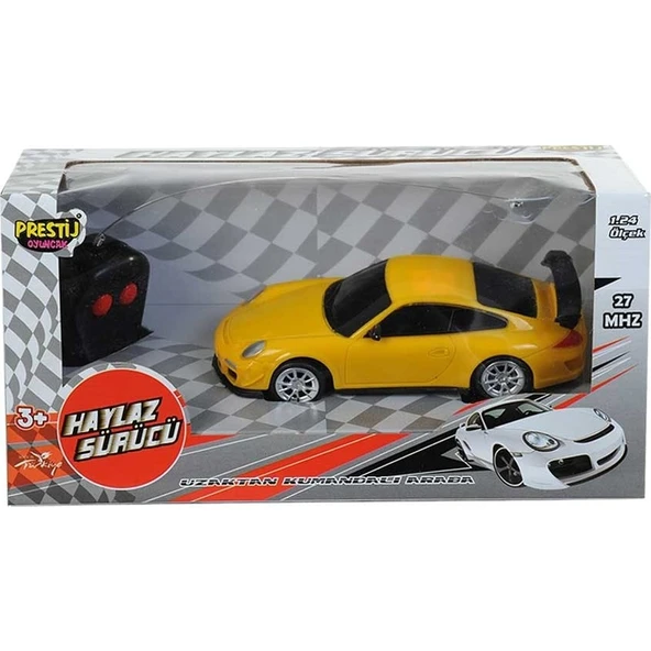 Çebi Toys Uzaktan Kumandalı Pilli Araba Sarı - 2