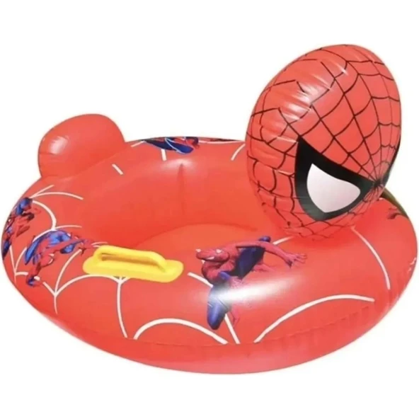 Panda Hediyelik Kırmızı Örümcek Adam Çocuk Bebek Yüzme Deniz Simidi Oturmalı Simit ürün görseli