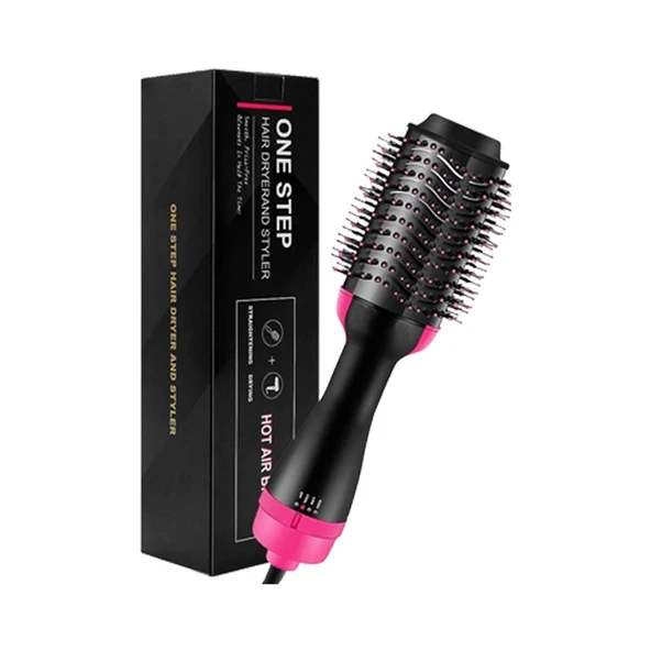 One Step Seramik Kaplama Uçlu Saç Düzleştirici Fırça - 2