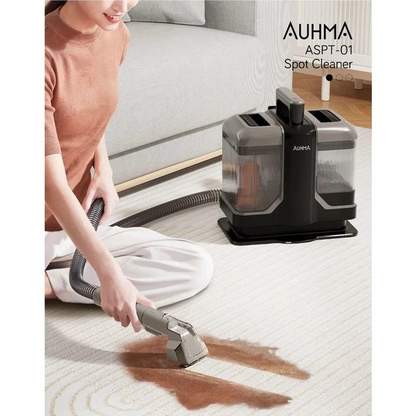Auhma Sulu Yıkama Makinesi Halı Koltuk Döşeme Yatak Kanepe Puf Temizleme Leke Çıkartma Temizleme Makinesi - Resim 5