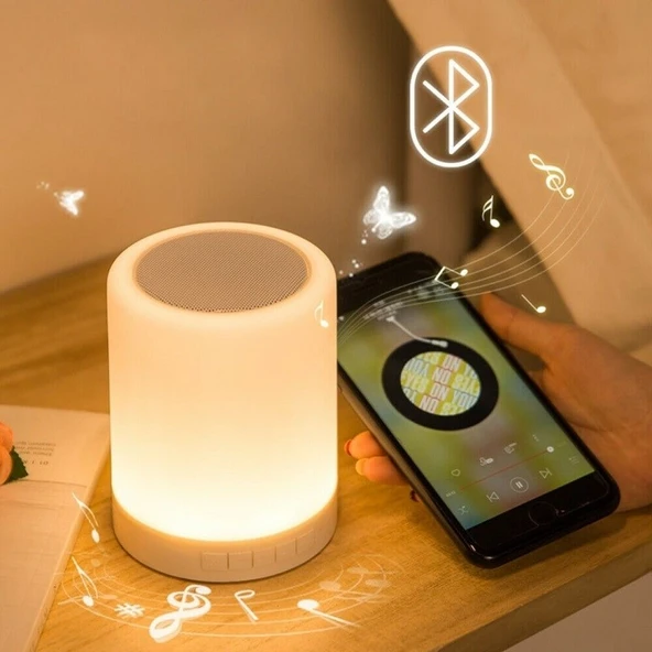 Kuzey Oyuncak Rgb Touch Lamp Portable Speaker Led Işıklı Hoparlör Kamp Lambası Çadır Lambası Rgb Led Işıklar - 5