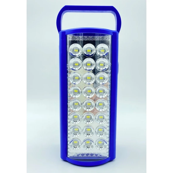 Almina 24 Büyük Ledli Kırmızı 80 Saat Yanan LED Işıldak - Resim 2