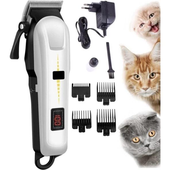 Gold Kama 6018/6008 Ultra Güçlü Pet Series Şarjlı Kablosuz Kedi Köpek Traş Makinesi Evcil Hayvan Tüy Kesme