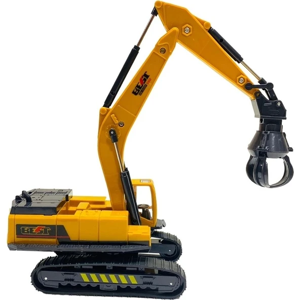 Toysandmore Bina Kolon Kırıcı Çocuk Mühendisliği Iş Makinası Paletli Oyuncak 35 cm