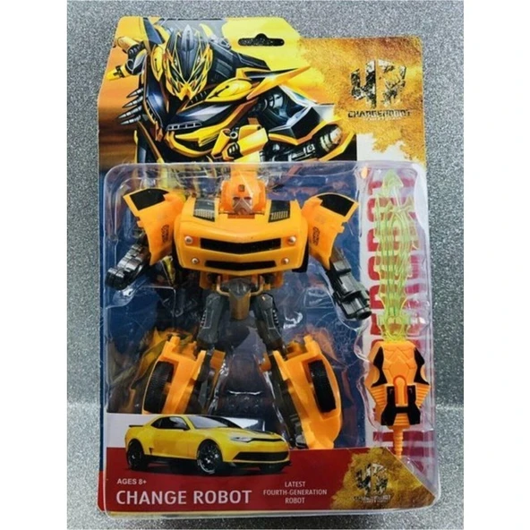 EC Shop Oyuncakchi Transformers Bumble Bee Dönüşen Oyuncak Robot Araba ürün görseli 1
