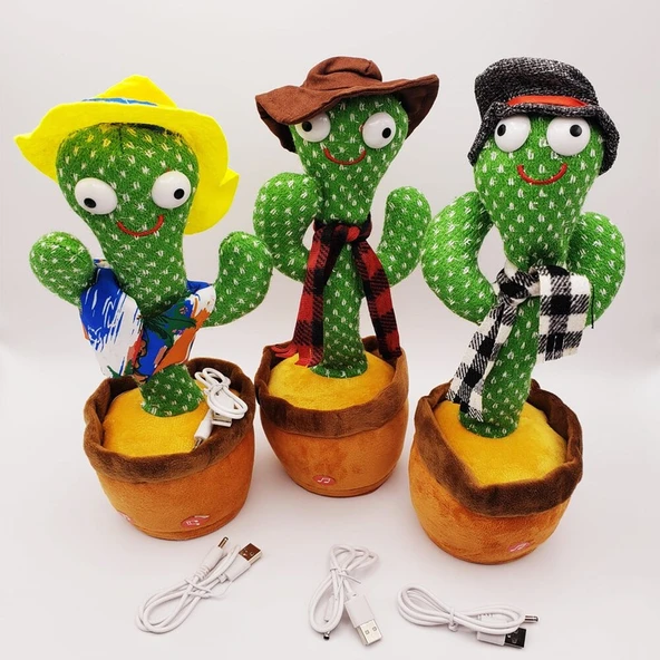 Heybe Shop Konuşan Dans Eden Kaktüs Oyuncak ürün görseli