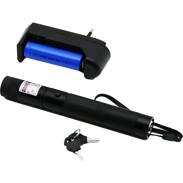 XML Evreni Green Lazer Siyah - Pil Şarjlı Yeşil Lazer Metal Kasa Büyük Beyaz Kutu (4434) ürün görseli