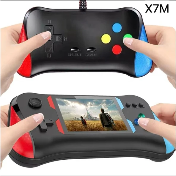 SUP X7M 500 Oyun Retro sup konsolu x7m 3,5 inç ekran video oyunları hd/av çıkışı taşınabilir mini gamepad ürün görseli 1