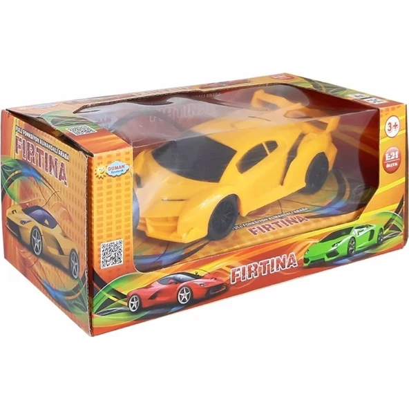 Magıc Toys Uzaktan Kumandalı Pilli Araba Fırtına Full Fonksiyon 1/24 Ölçek Sarı ürün görseli