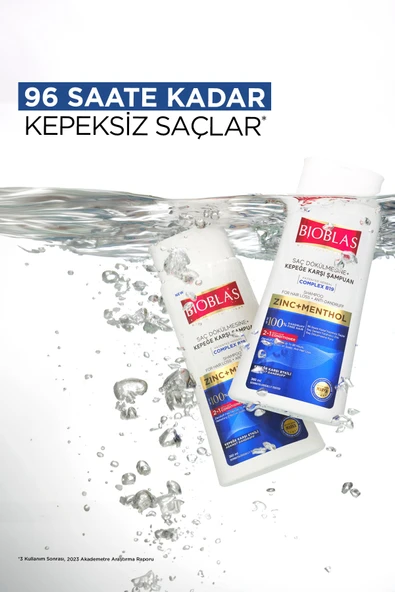 Bioblas Saç Dökülmesi + Kepek Karşıtı Şampuan – Çinko, Mentol, Kremli 360 ML - Resim 4