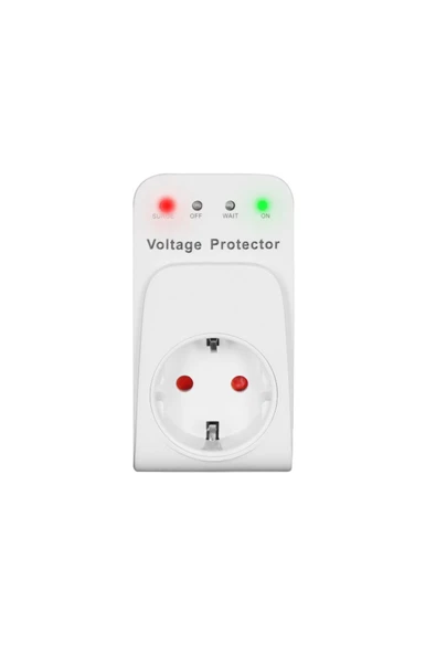 15A 3520W Akım Korumalı Tekli Priz Aşırı Yüksek Gerilim Koruma Dijital Göstergeli - Resim 3