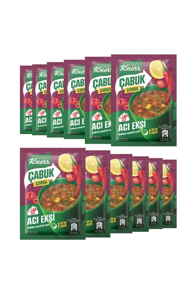 Knorr Çabuk Çorba Acı Ekşi 19gx12 - 2