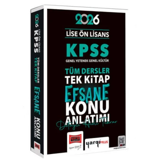 Yargı Kpss Lise Önlisans Tüm Dersler Efsane Konu Anlatımı 2026 ürün görseli 1