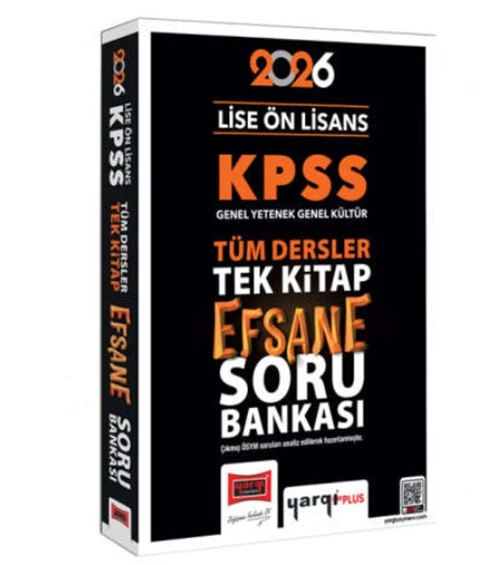 Yargı Kpss Lise Önlisans Tüm Dersler Efsane Soru Bankası 2026 - 1