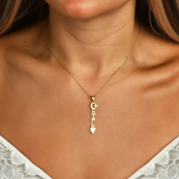 Bozkurt Türk Ayyıldız Gümüş Kolye - Resim 2