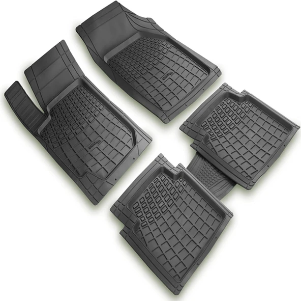 G Max Havuzlu 3D Siyah Paspas