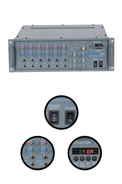 Startech Mono ME-300 USB 300 Watt Ekholu Cami Anfisi - Resim 2