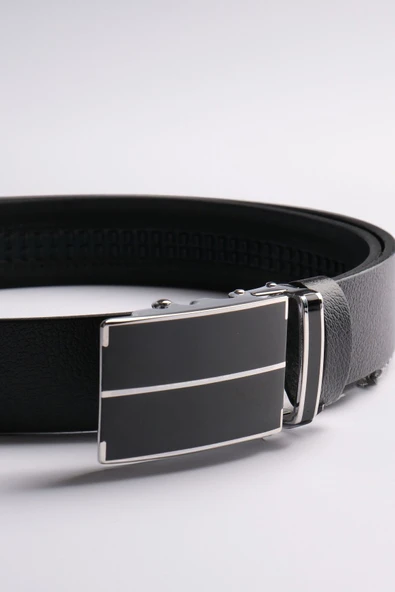 Livize Otomatik Tokalı Deliksiz Manda Derisi Erkek Kemeri 3,5 - 3