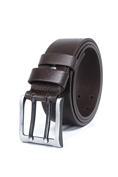 Livize %100 Deri Çift Dilli Erkek Kot Kemeri 4,5 cm - 4