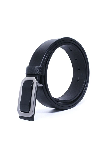 Livize Hakiki Tek Kat Manda Derisi Pimli Erkek Kemeri 3,5cm - 9