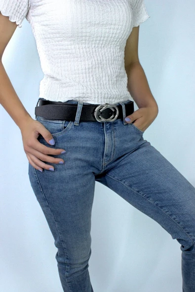 Livize Kadın Kahverengi Hakiki Deri Kemer - 3