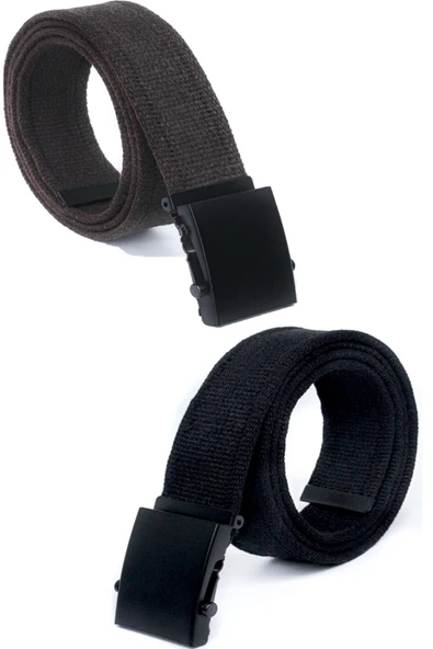 Livize Unisex Siyah Tokalı Kolon Kemeri 4cm Yeşil - 12