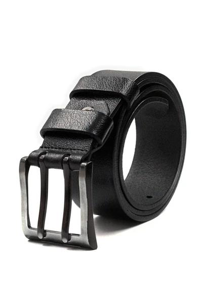 Livize %100 Manda Derisi Çift Dilli Erkek Kot Kemeri 4,5 Cm