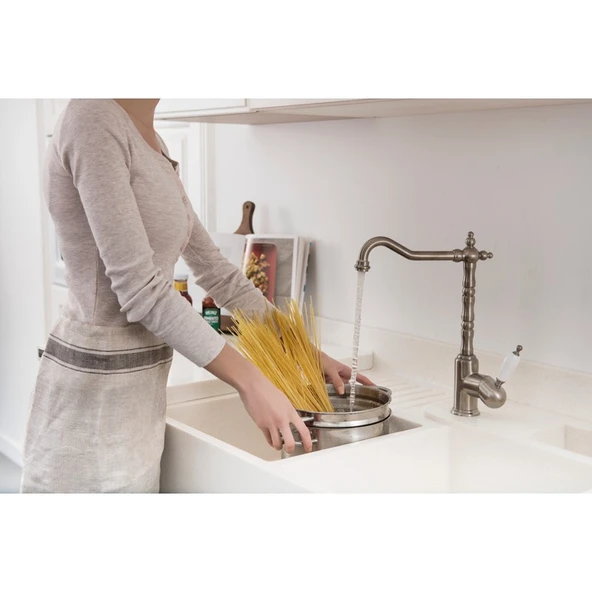 Artema Verona A4215406 Eviye Bataryası, Saten Krom - 4