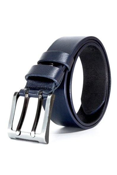 Livize %100 Deri Çift Dilli Erkek Kot Kemeri 4,5 cm