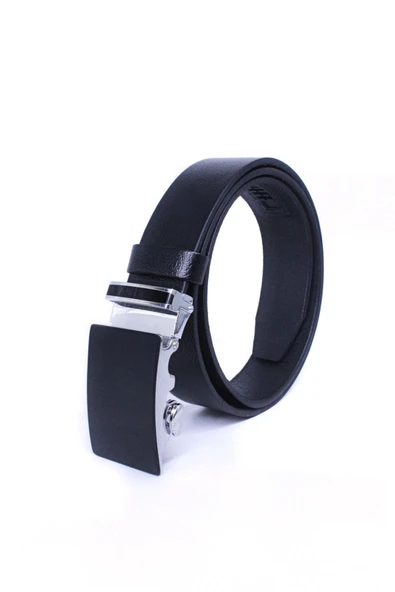 Livize Otomatik Tokalı Deliksiz Manda Derisi Erkek Kemeri En 3,5cm - 3