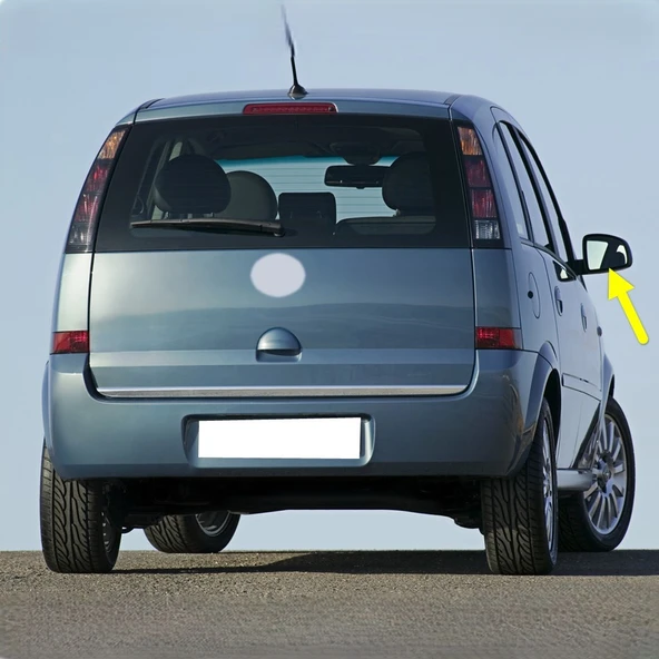 Opel Meriva A 2003-2010 Sağ Dış Ayna Camı Elektrikli Isıtmalı 6428780